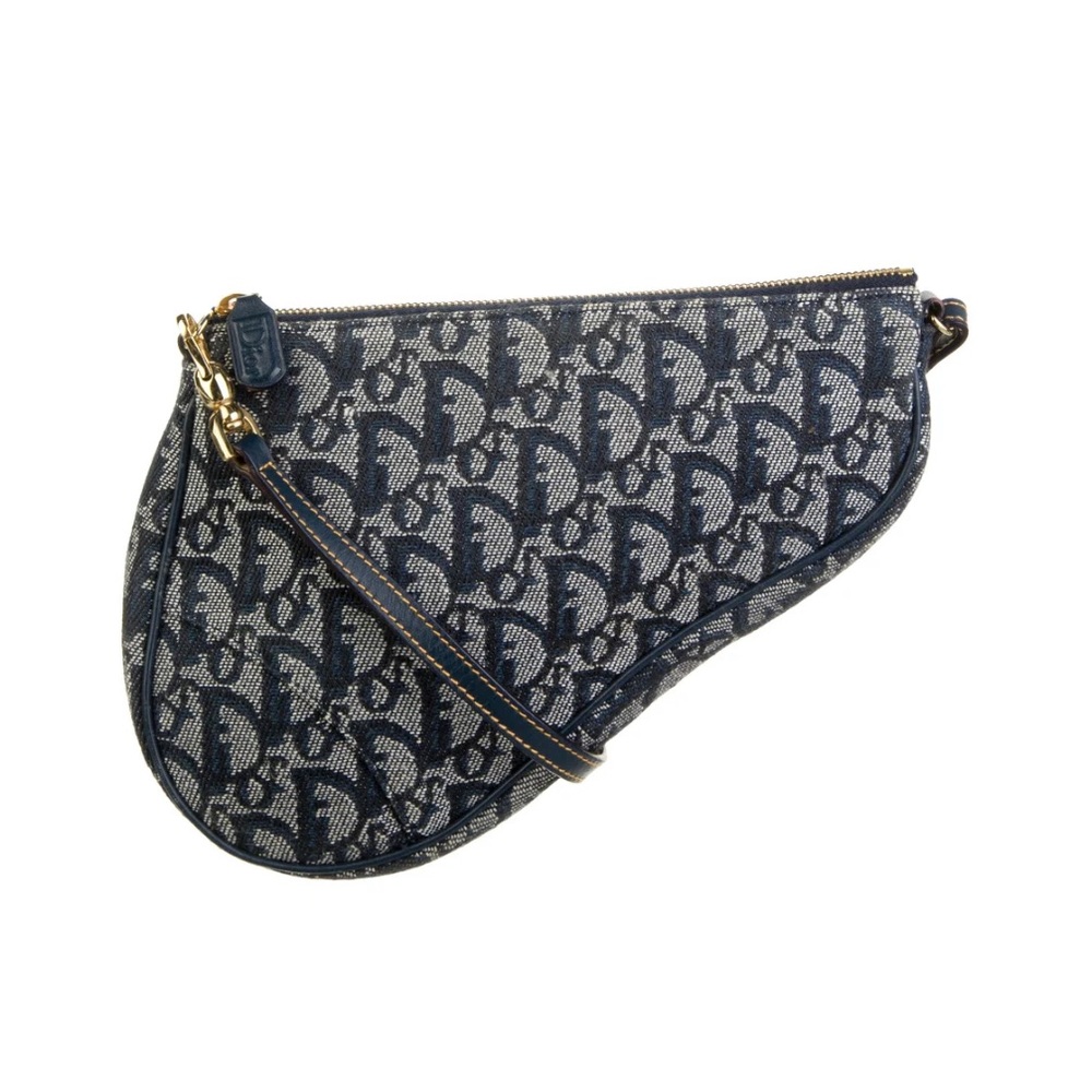 Christian Dior Vintage Diorissimo Saddle Pochette
